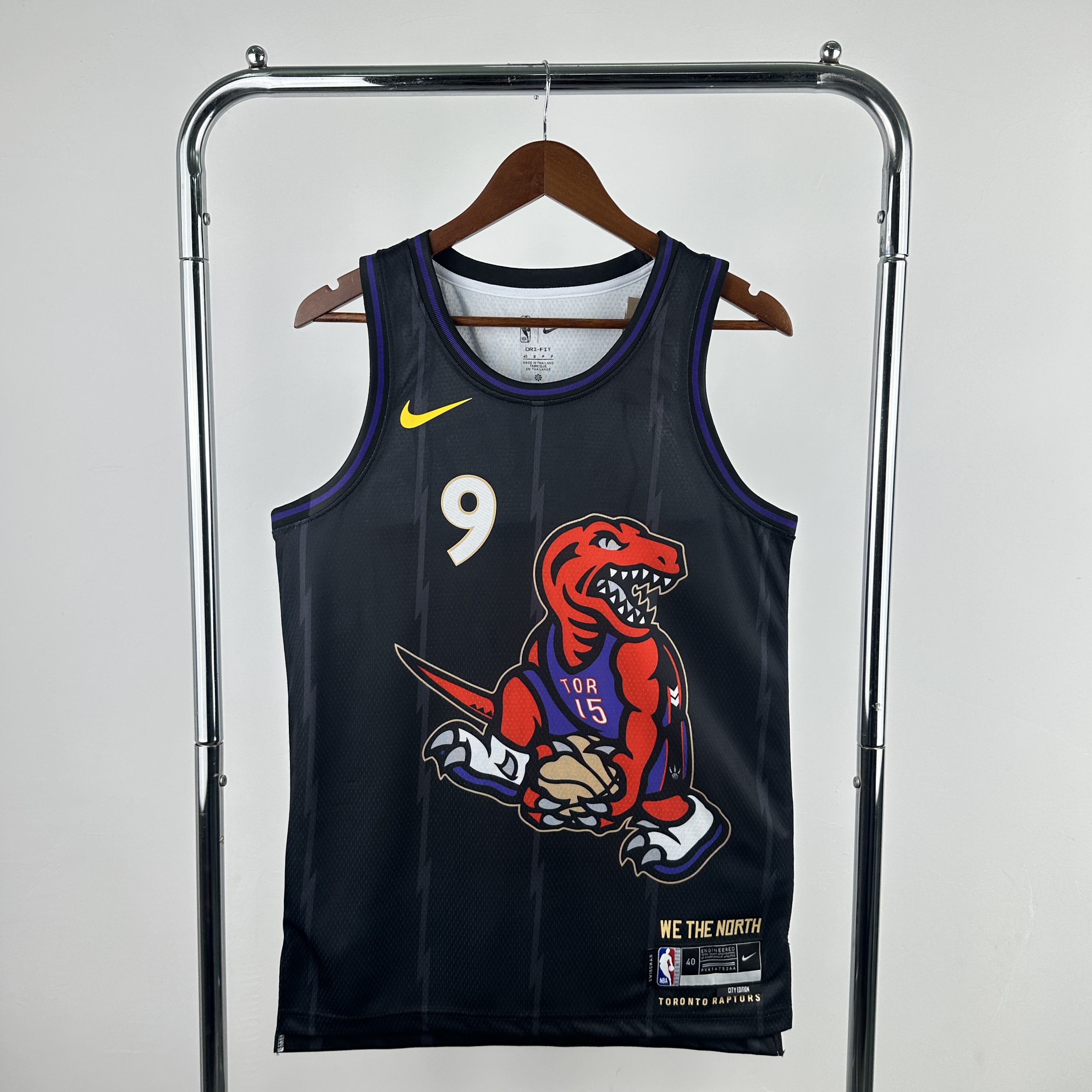 Men Toronto Raptors #9 Barrett black NBA Nike 2024-25 Season Jerseys->women mlb jersey->Women Jersey
